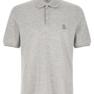 Logo piqué polo shirt