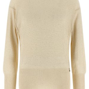 Lamé and sequin yarn sweater