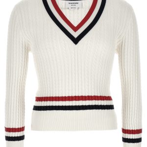 RWB intarsia sweater