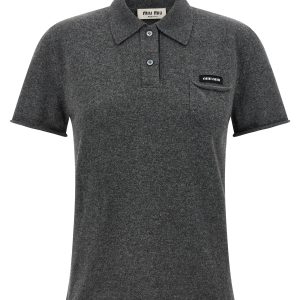 Cashmere polo shirt