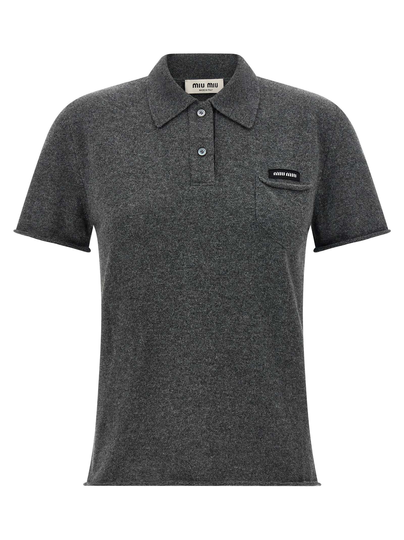 Cashmere polo shirt