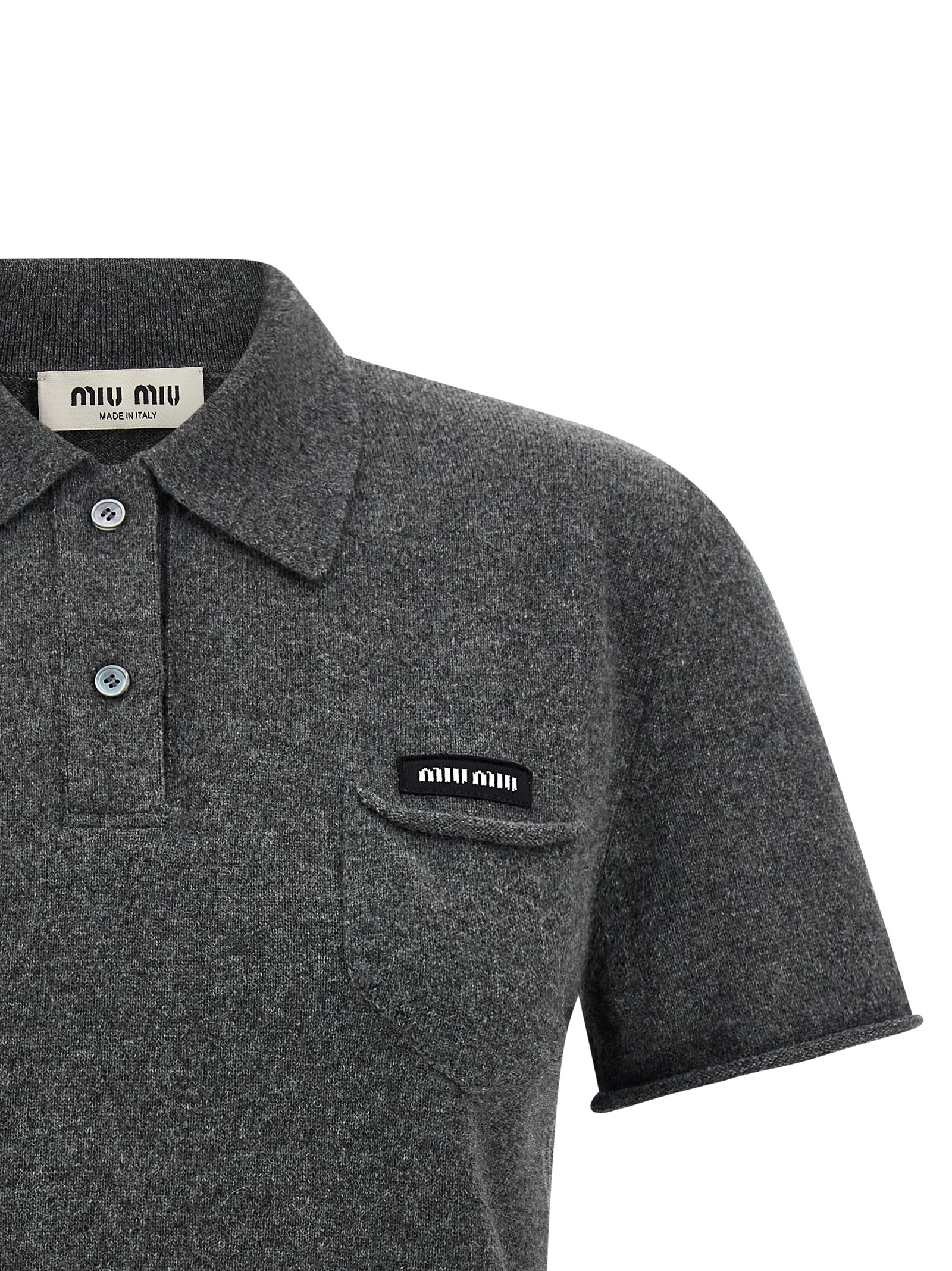 Cashmere polo shirt - immagine 3
