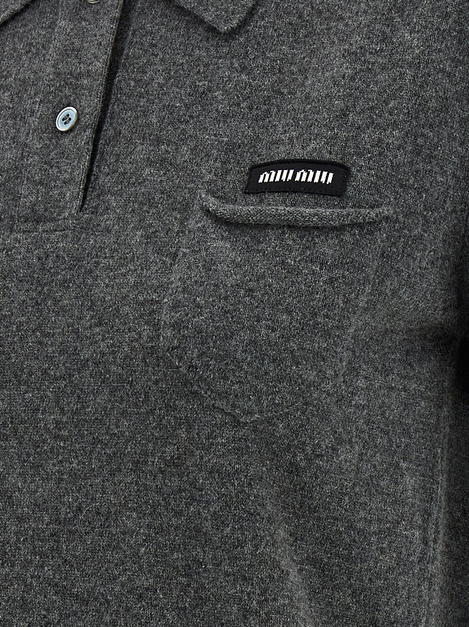 Cashmere polo shirt - immagine 4