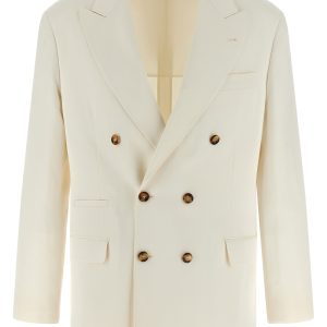 Linen silk blazer