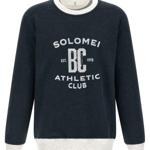 Cotton and linen sweatshirt