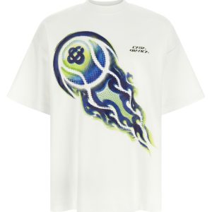 'Flaming Tennis Ball' T-shirt