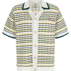 'Tuck Stitch Short Sleeve' shirt