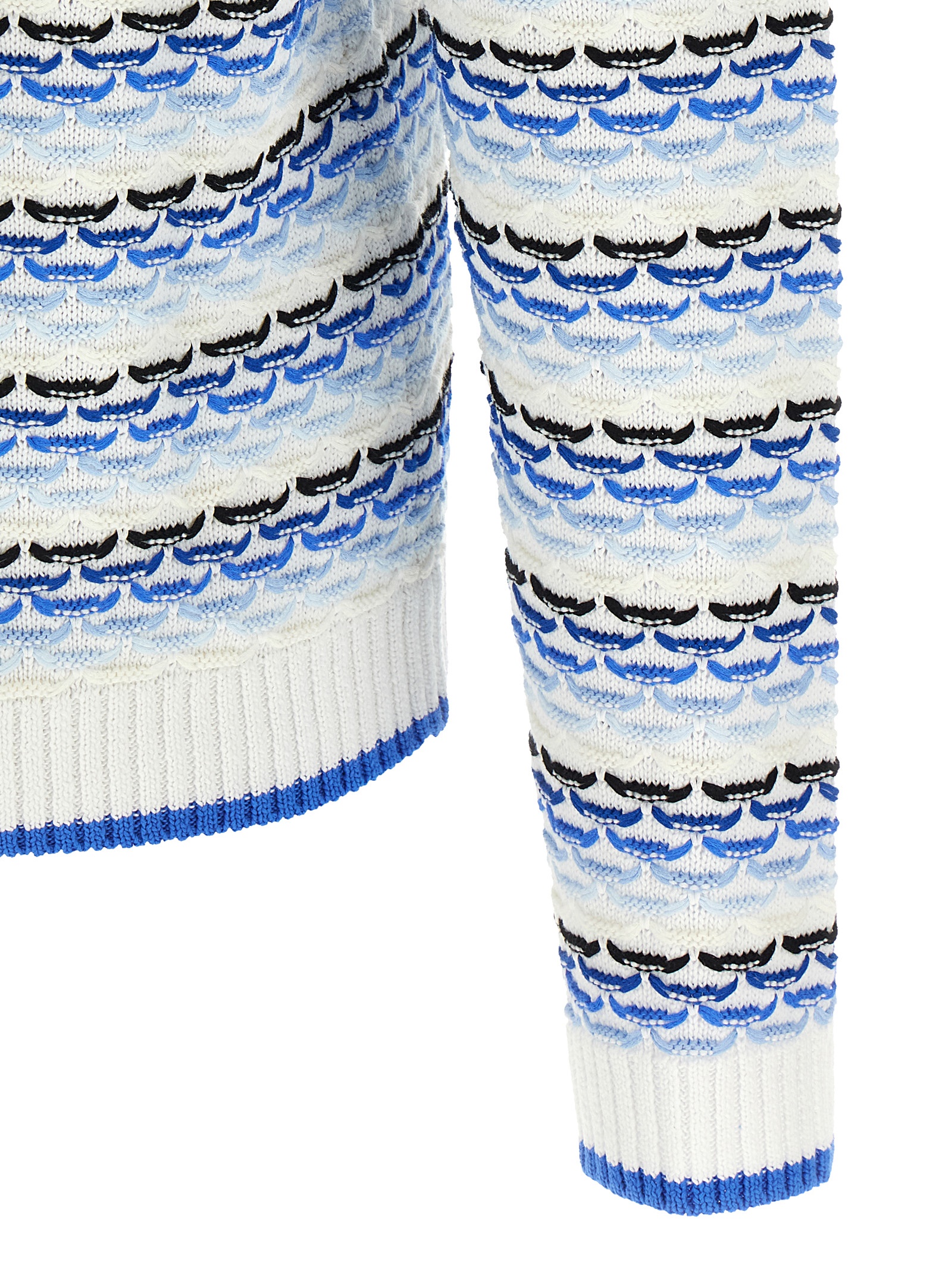 'Tuck Stitch Long Sleeve' polo shirt - immagine 4