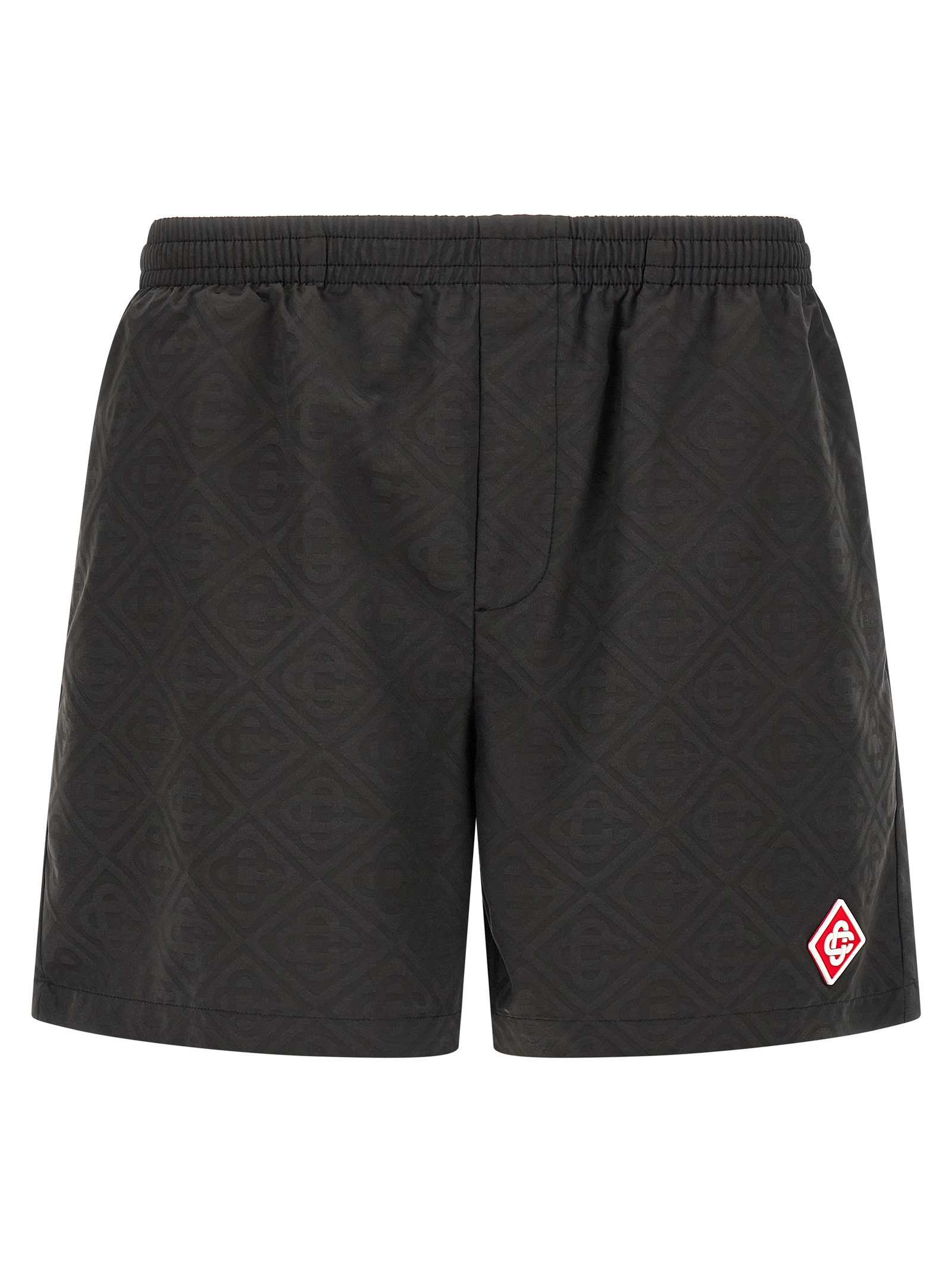 Jacquard logo swimsuit