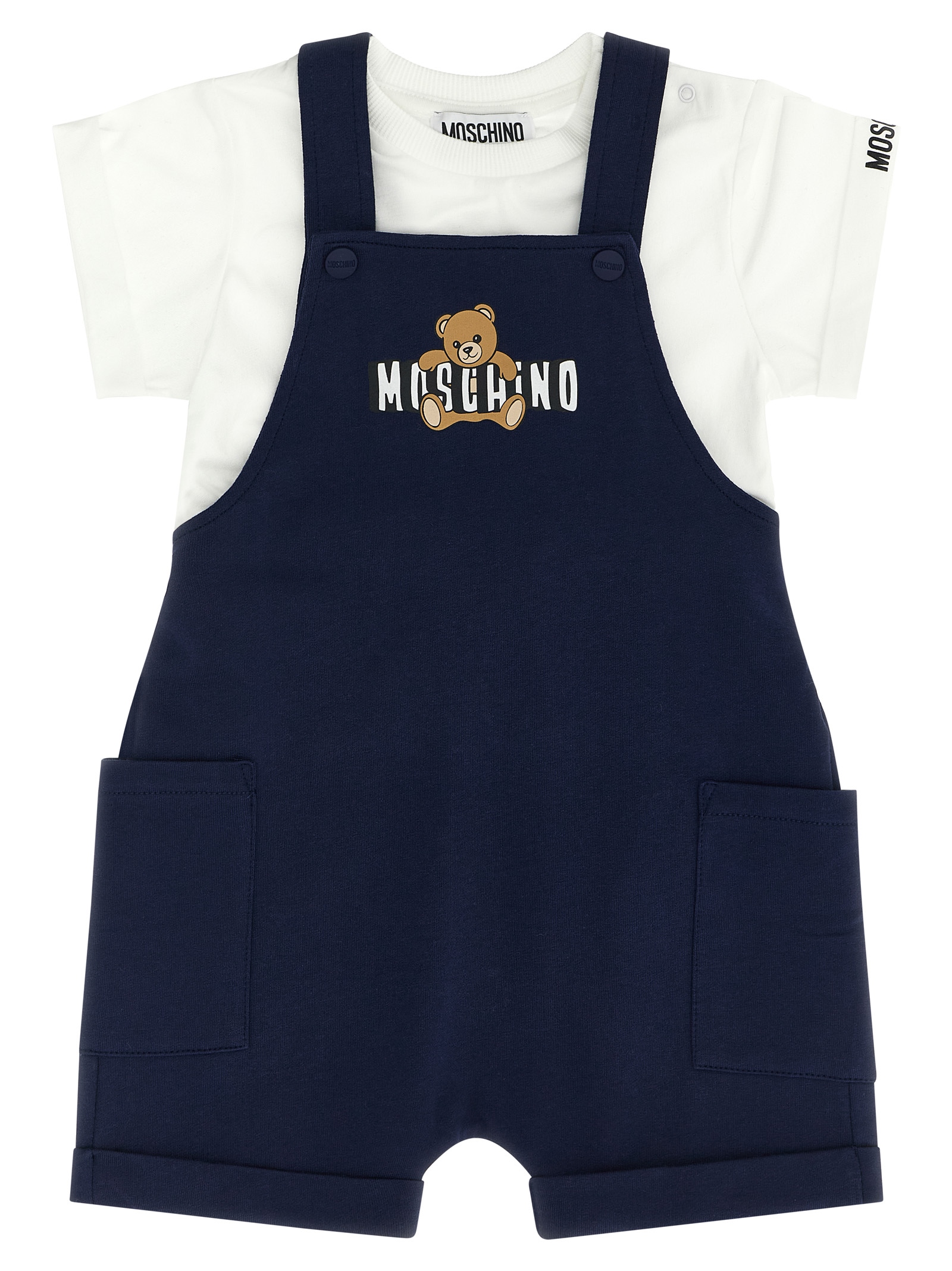 'Moschino Teddy Bear' t-shirt + dungarees set