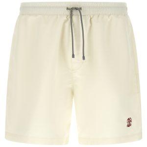 Logo embroidery swimsuit