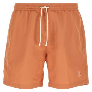 Logo embroidery swimsuit