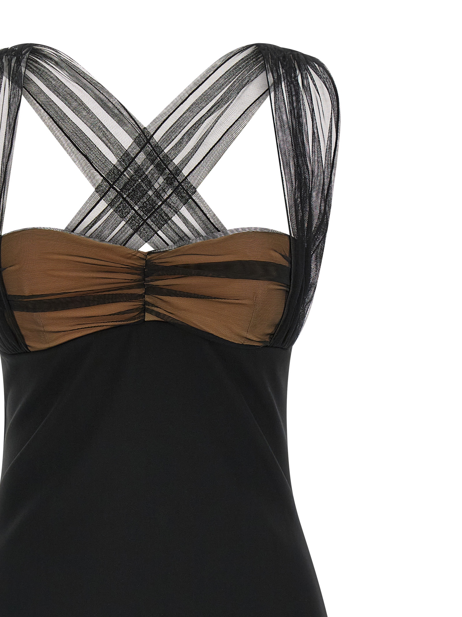 'Draped Padded Cup Mini' dress - immagine 3