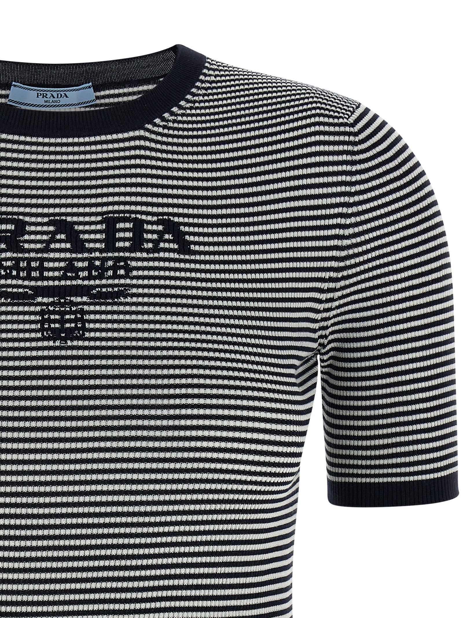 Striped silk t-shirt - immagine 3