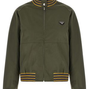 Logo bomber jacket