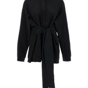 Hoodie dress with gloves