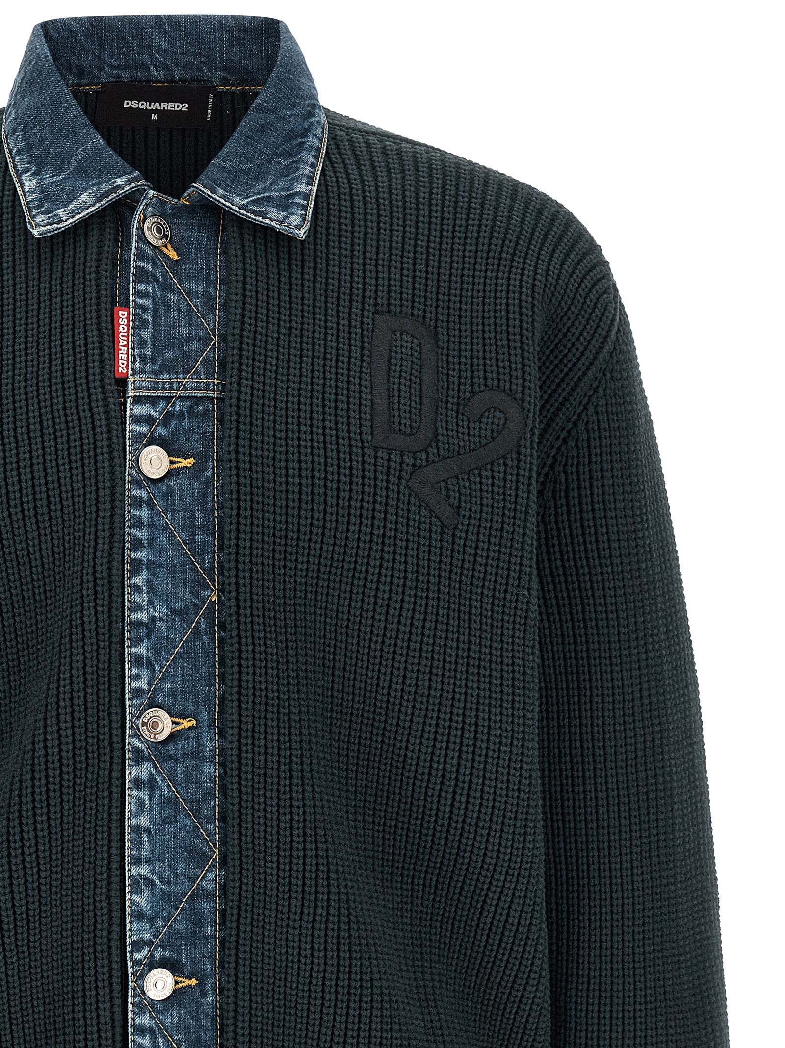 'Denim Mix D2' cardigan - immagine 3