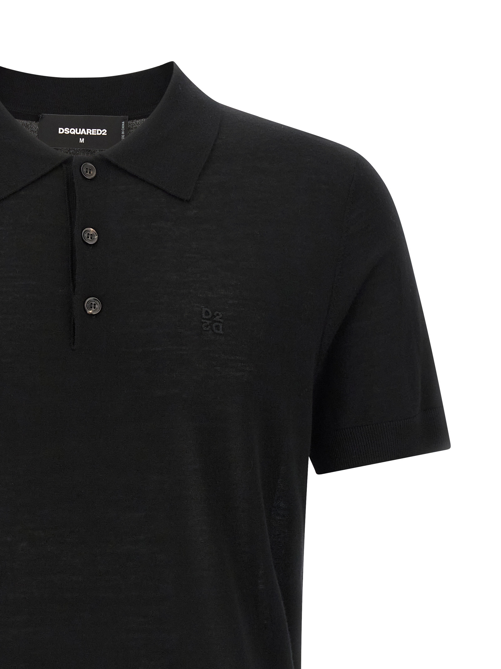 Wool polo shirt - immagine 3