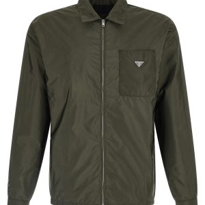 Re-nylon feather shirt