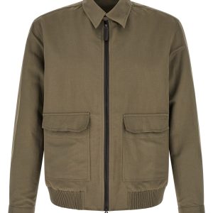Linen cotton blouson