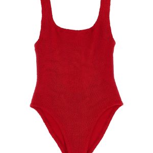 'Square Neck' one-piece swimsuit
