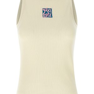 Logo patch tank top