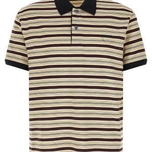 Striped polo shirt