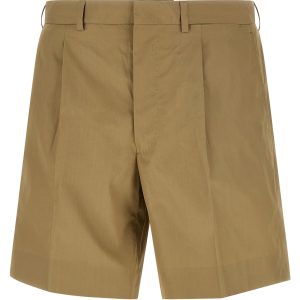 Poplin bermuda shorts