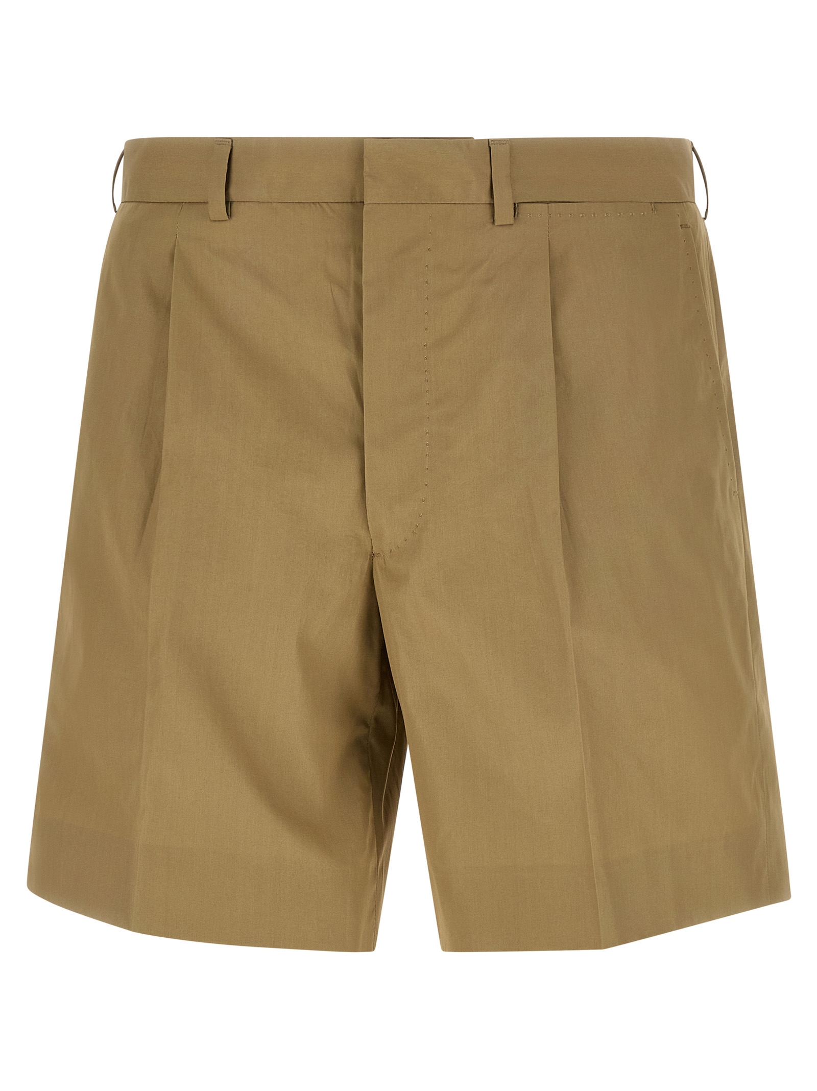 Poplin bermuda shorts
