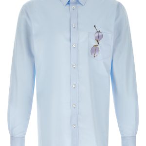 Trompe-l'œil print shirt