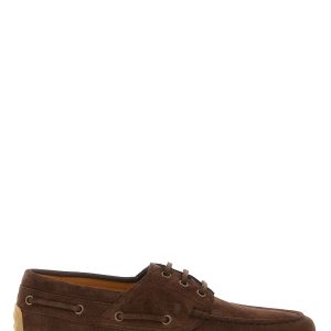 Suede boat shoe