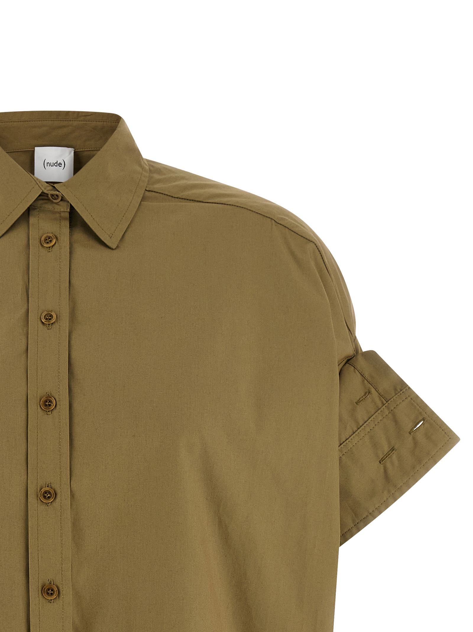 Adjustable sleeve turn-up shirt - immagine 4