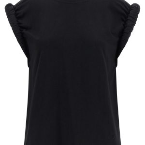 Curled sleeve t-shirt
