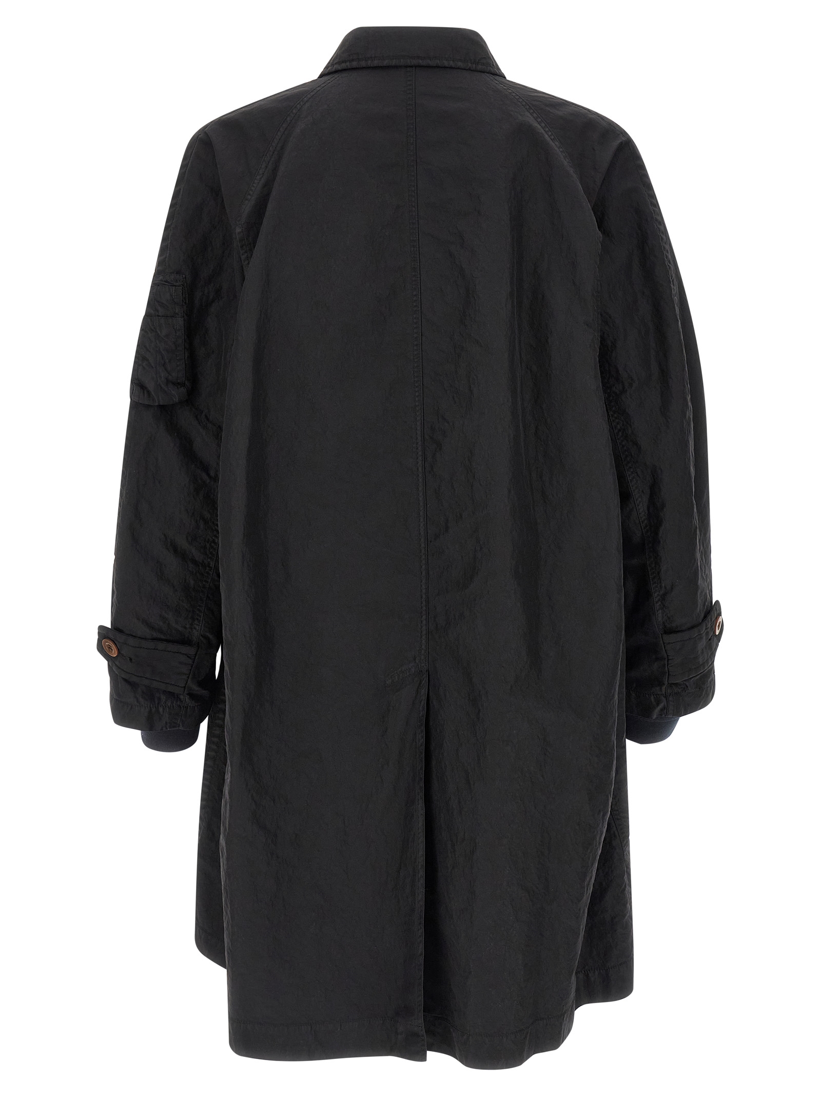 Crumpled effect coat - immagine 3