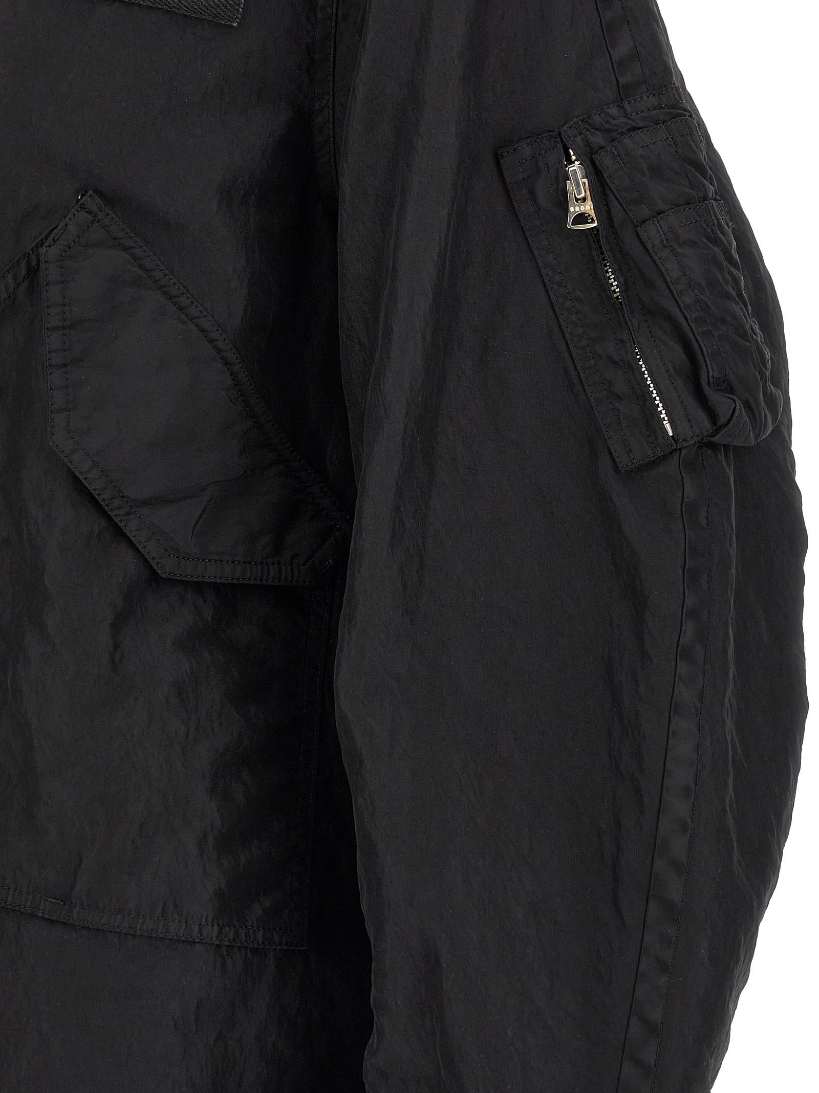 Crumpled effect coat - immagine 6