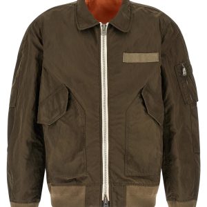 Crumpled nylon jacket