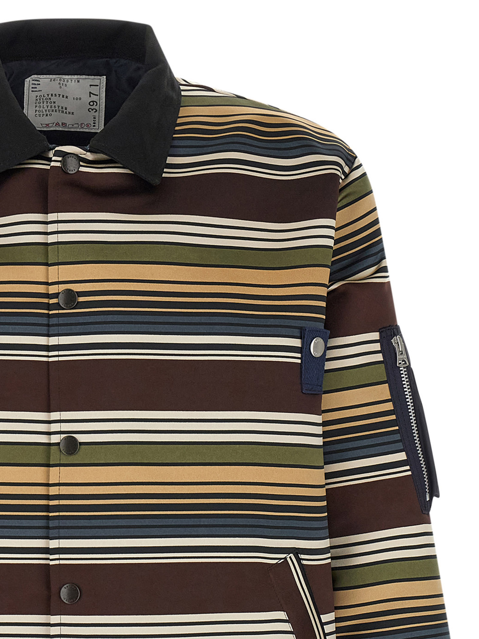 'Horizontal Stripe' blouson - immagine 3