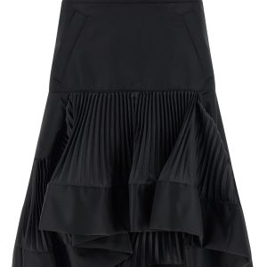 Pleated insert skirt