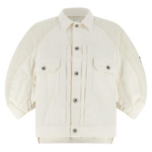 Hybrid bomber jacket