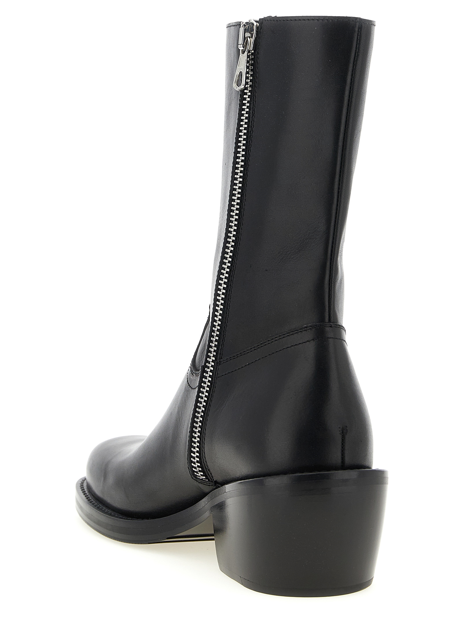Leather ankle boots - immagine 3