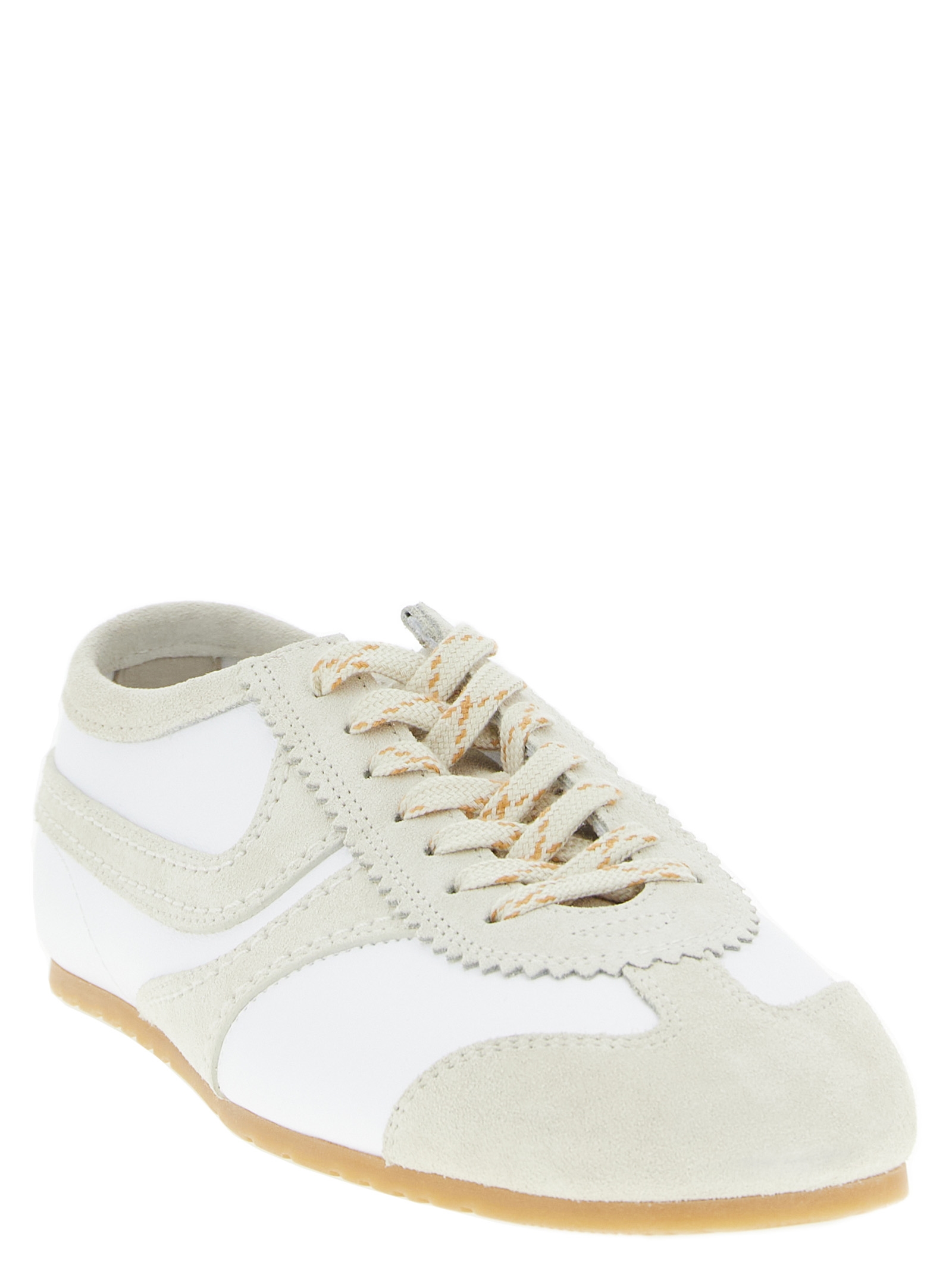 Leather and suede sneakers - immagine 2