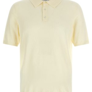 Spongy effect polo shirt