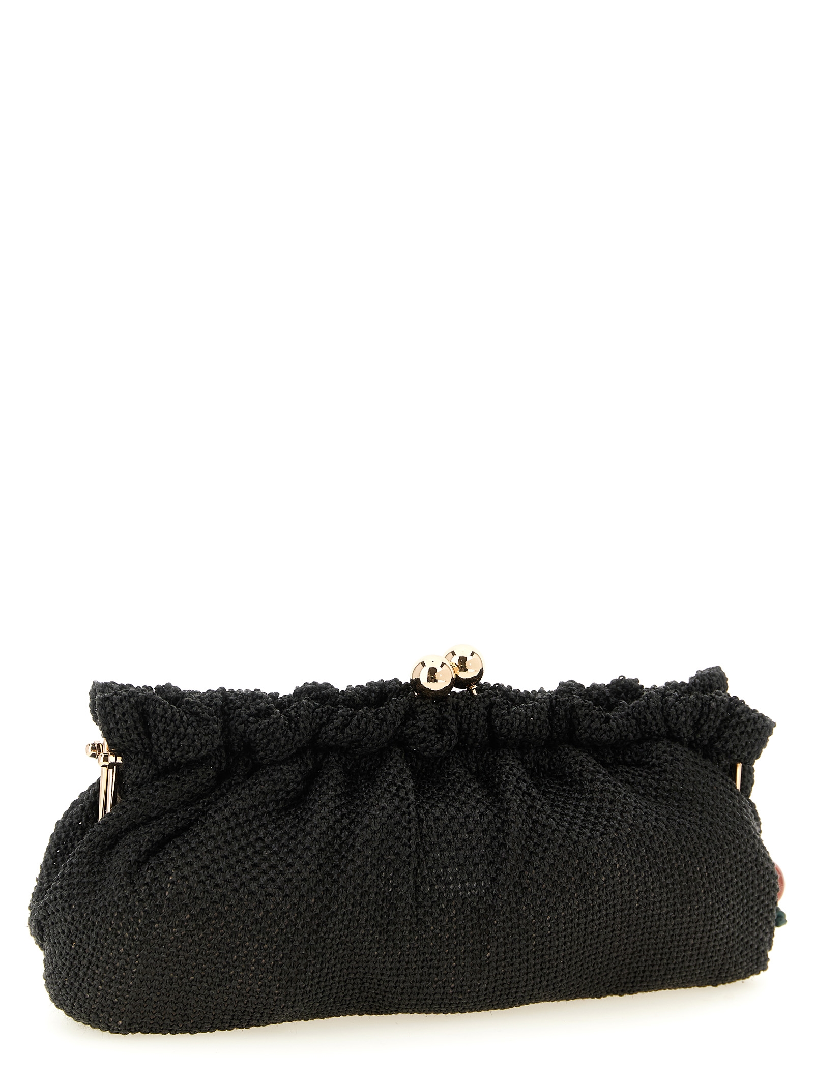 Braided raffia clutch - immagine 2