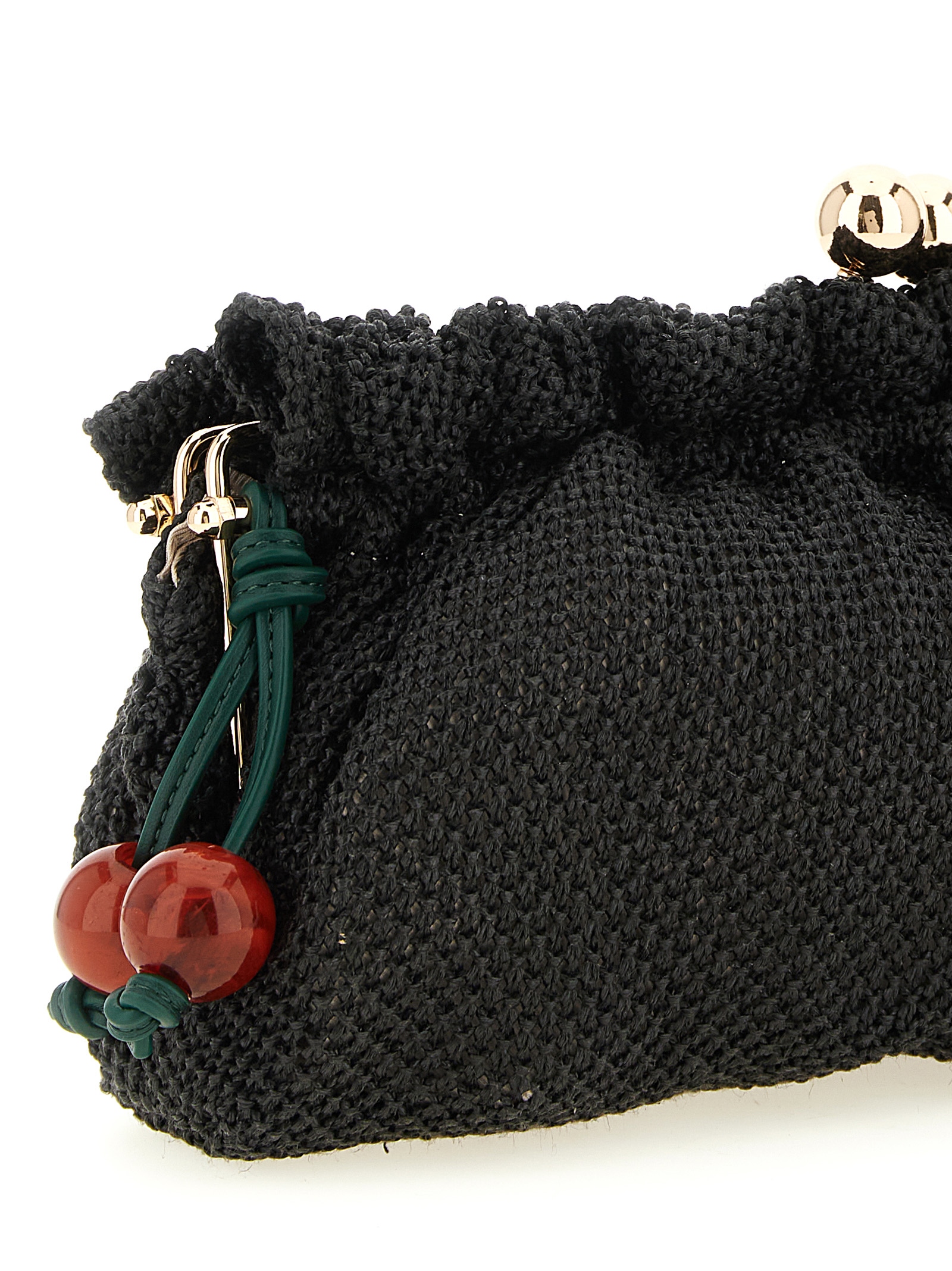 Braided raffia clutch - immagine 3