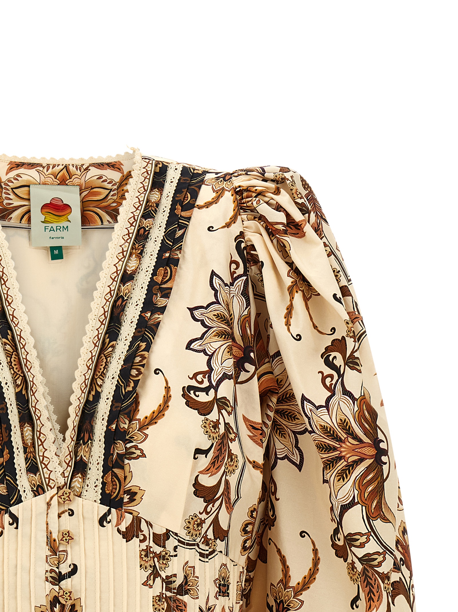 'Majestic Garden Sand' blouse - immagine 3