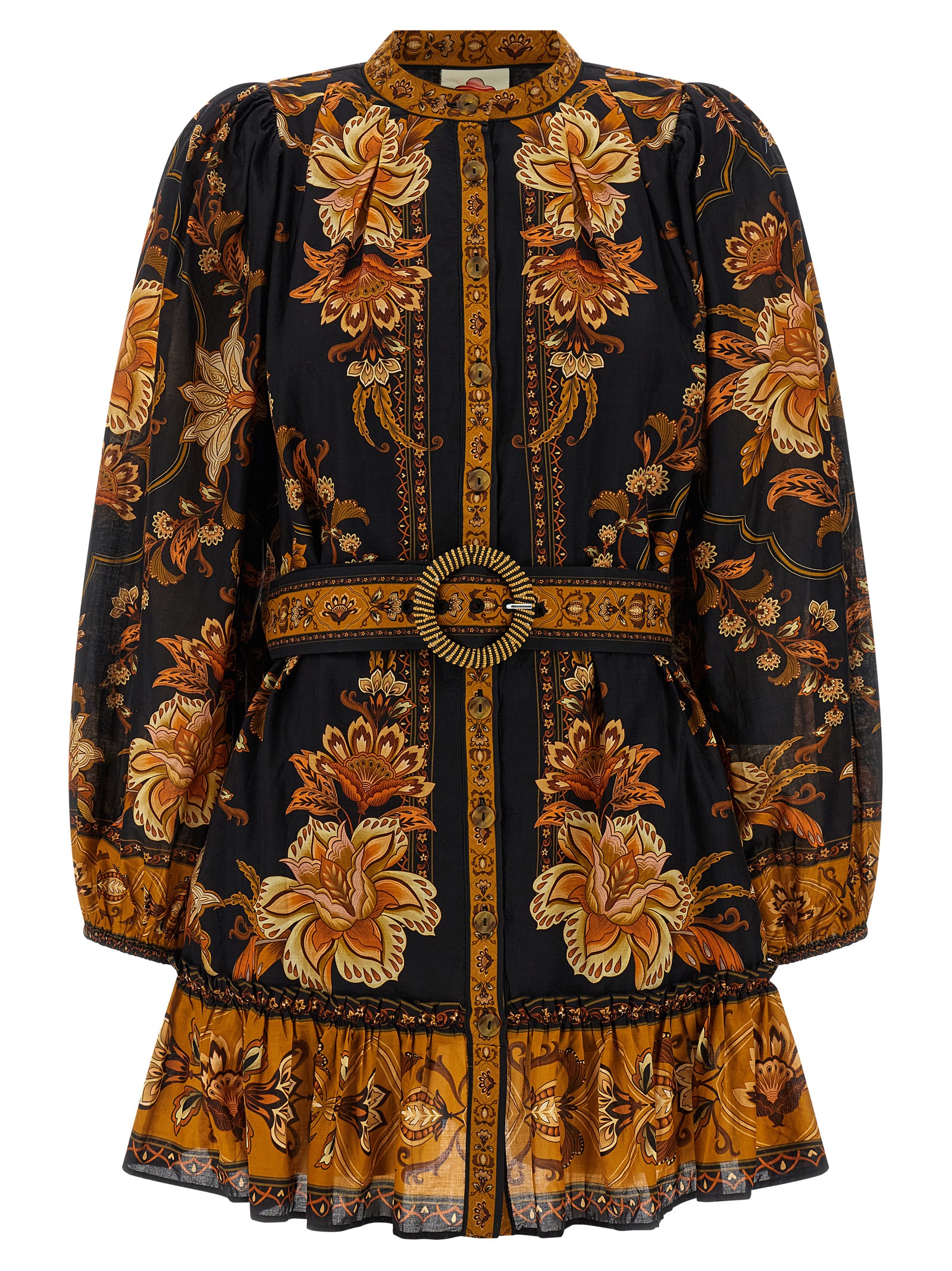 'Majestic Garden Black' dress