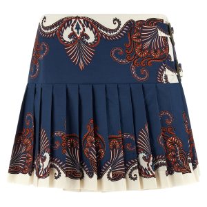 'Blue Arabesque' skirt