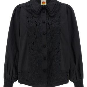 'Black embroidered' shirt
