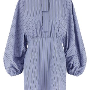 'Drawstring Stripe Mini' dress