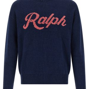 Intarsia logo sweater